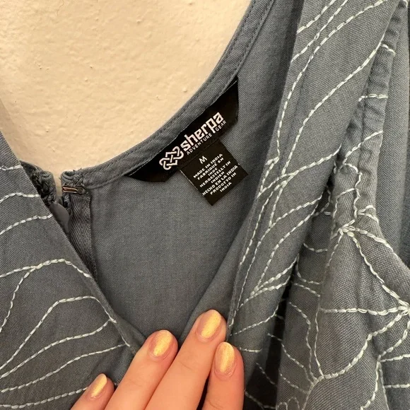 Sherpa Adventure Gear Blue Tiered Dress - Picture 5 of 5